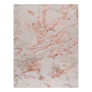 Safavieh Fifth Avenue 8'-0&quot x 10'-0&quot Wool  Hand Tufted Rug in Beige / Rust