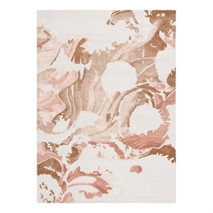 Safavieh Fifth Avenue 5'-0&quot x 8'-0&quot Wool  Hand Tufted Rug in Beige / Rust