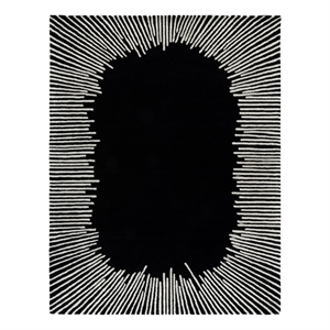 Safavieh Fifth Avenue 9'-0&quot x 12'-0&quot Wool  Hand Tufted Rug in Black / Ivory