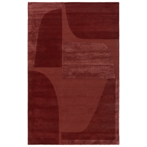 Safavieh Fifth Avenue 3'-0&quot x 5'-0&quot Wool  Hand Tufted Rug in Rust