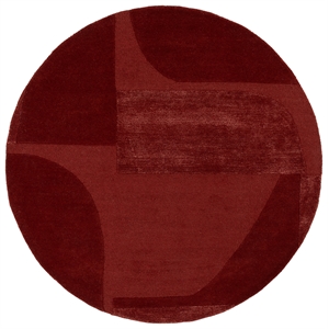 Safavieh Fifth Avenue 4'-0&quot x 4'-0&quot Wool  Hand Tufted Rug in Rust