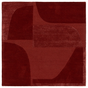 Safavieh Fifth Avenue 4'-0&quot x 4'-0&quot Wool  Hand Tufted Rug in Rust