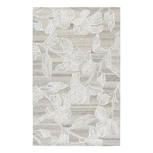 Safavieh Glamour 8'-0&quot x 10'-0&quot Wool Hand Tufted Rug in Light Brown / Ivory