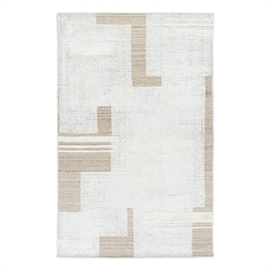 Safavieh Glamour 8'-0&quot x 10'-0&quot Wool Hand Tufted Rug in Ivory / Beige