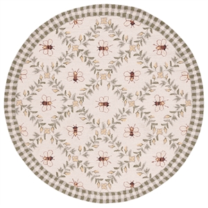 Safavieh Chelsea 6'-0&quot x 6'-0&quot Wool  Hand Hooked Rug in Ivory / Green