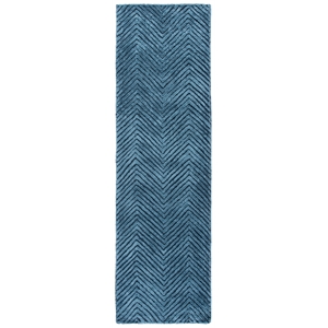 Safavieh Glamour 2'-3&quot x 8'-0&quot Wool Hand Tufted Rug in Navy