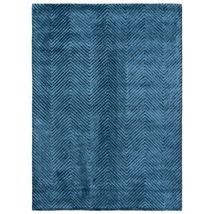 Safavieh Glamour 4'-0&quot x 6'-0&quot Wool Hand Tufted Rug in Navy