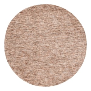 Safavieh Himalaya 6'-0&quot x 6'-0&quot Wool and Cotton Handloomed Rug in Rust / Beige