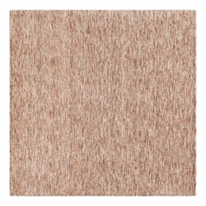 Safavieh Himalaya 6'-0&quot x 6'-0&quot Wool and Cotton Handloomed Rug in Rust / Beige