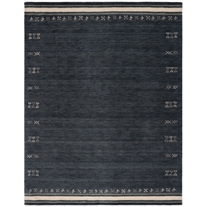 Safavieh Himalaya 11'-0&quot x 15'-0&quot Wool  Hand Loomed Rug in Charcoal
