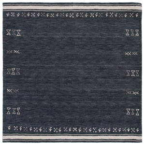 Safavieh Himalaya 3'-0&quot x 3'-0&quot Wool  Hand Loomed Rug in Charcoal