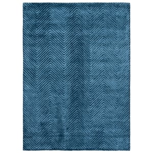 Safavieh Glamour 6'-0&quot x 9'-0&quot Wool Hand Tufted Rug in Navy