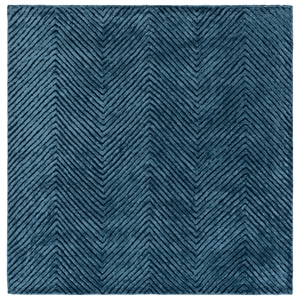 Safavieh Glamour 6'-0&quot x 6'-0&quot Wool Hand Tufted Rug in Navy