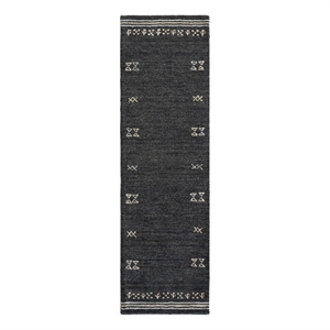 Safavieh Himalaya 2'-3&quot x 8'-0&quot Wool  Hand Loomed Rug in Charcoal