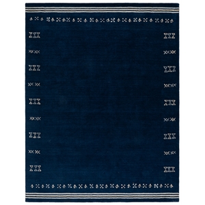 Safavieh Himalaya 6'-0&quot x 8'-0&quot Wool  Hand Loomed Rug in Navy