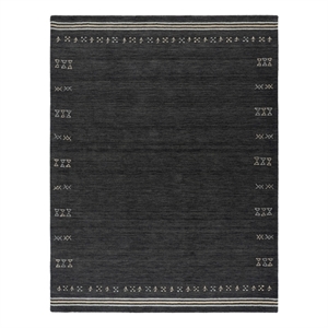 Safavieh Himalaya 9'-0&quot x 12'-0&quot Wool  Hand Loomed Rug in Charcoal