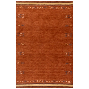 Safavieh Himalaya 3'-0&quot x 5'-0&quot Wool  Hand Loomed Rug in Rust