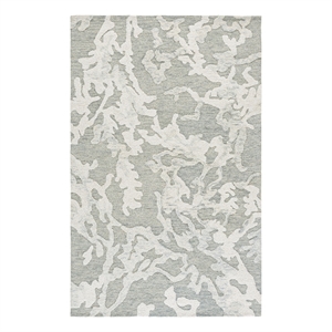 Safavieh Harvest 4'-0&quot x 6'-0&quot Wool and Cotton Hand Tufted Rug inLightGray/Ivory