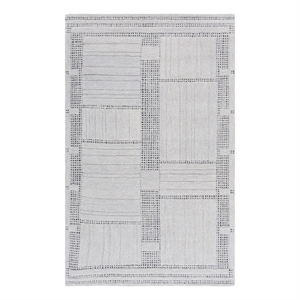 Safavieh Harvest 3'-0&quot x 5'-0&quot Wool and Cotton Hand tufted Rug in Silver / Gray