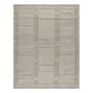 Safavieh Harvest 9'-0&quot x 12'-0&quot Wool and Cotton Hand tufted Rug in Silver / Gray