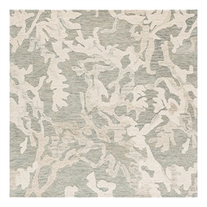 Safavieh Harvest 6'-0&quot x 6'-0&quot Wool and Cotton Hand Tufted Rug inLightGray/Ivory