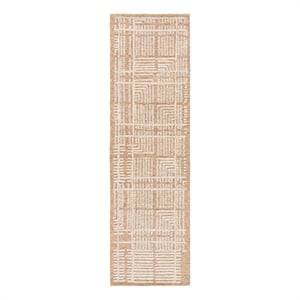 Safavieh Harvest 2'-3&quot x 8'-0&quot Wool Hand Tufted Rug in Gold / Ivory