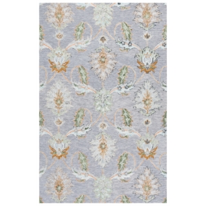 Safavieh Jardin 3'-0&quot x 5'-0&quot Wool and Cotton Hand Tufted Rug in Gray / Green