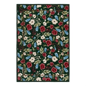 Safavieh Jardin 5'-0&quot x 8'-0&quot Polyester and Cotton Hand Tufted Rug in Green /Red