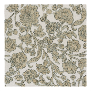 Safavieh Jardin 6'-0&quot x 6'-0&quot Wool and Cotton Hand Tufted Rug in Ivory / Green