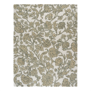 Safavieh Jardin 8'-0&quot x 10'-0&quot Wool and Cotton Hand Tufted Rug in Ivory / Green