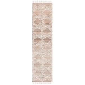 Safavieh Kilim 2'-3&quot x 13'-0&quot Jute Hand Woven Rug in Natural