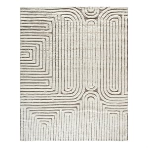Safavieh Kilim 10'-0&quot x 14'-0&quot Wool  Handmade Rug in Beige / Ivory