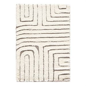 Safavieh Kilim 2'-0&quot x 3'-0&quot Wool  Handmade Rug in Beige / Ivory