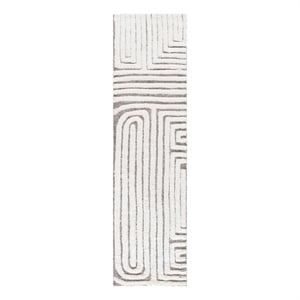 Safavieh Kilim 2'-3&quot x 11'-0&quot Wool  Handmade Rug in Beige / Ivory