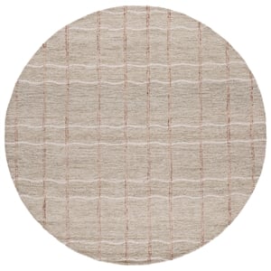 Safavieh Metro 6'-0&quot x 6'-0&quot Wool and Cotton Hand Tufted Rug in Sage / Rust