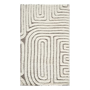 Safavieh Kilim 3'-0&quot x 5'-0&quot Wool  Handmade Rug in Beige / Ivory