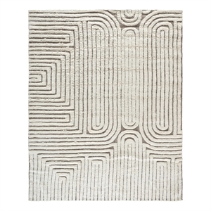 Safavieh Kilim 9'-0&quot x 12'-0&quot Wool  Handmade Rug in Beige / Ivory