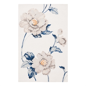 Safavieh Jardin 5'-0&quot x 8'-0&quot Wool  Hand Tufted Rug in Ivory / Gray