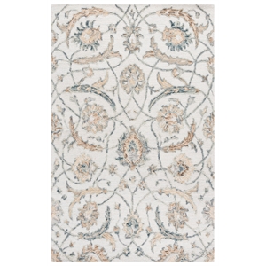Safavieh Metro 6'-0&quot x 9'-0&quot Wool  Hand Tufted Rug in Ivory / Gray