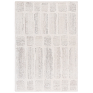 Safavieh Metro 9'-0&quot x 12'-0&quot Wool Hand Tufted Rug in Ivory / Gray