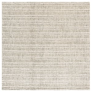 Safavieh Metro 6'-0&quot x 6'-0&quot Wool and Cotton Hand Tufted Rug in Gray / Ivory