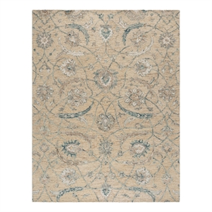 Safavieh Metro 8'-0&quot x 10'-0&quot Wool  Hand Tufted Rug in Beige / Gray