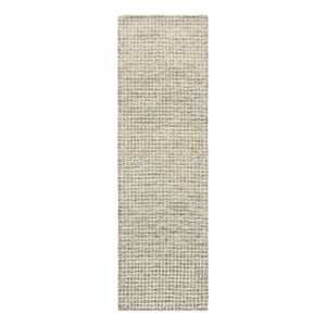 Safavieh Metro 2'-3&quot x 8'-0&quot Wool and Cotton Hand Tufted Rug in Sage / Beige