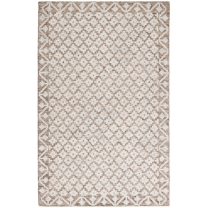 Safavieh Metro 2'-3&quot x 5'-0&quot Wool and Cotton Hand Tufted Rug in Beige / Sage