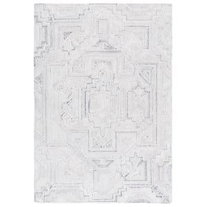 Safavieh Metro 9'-0&quot x 12'-0&quot Wool Hand Tufted Rug in Gray / Beige