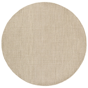 Safavieh Metro 6'-0&quot x 6'-0&quot Wool and Cotton Hand Tufted Rug in Beige / Ivory