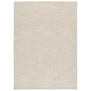 Safavieh Metro 6'-0&quot x 6'-0&quot Wool and Cotton Hand Tufted Rug in Beige / Ivory