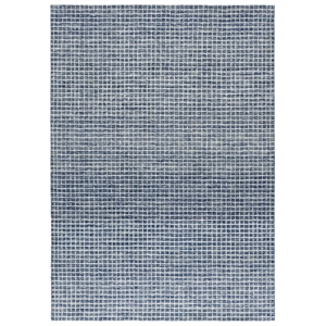 Safavieh Metro 6'-0&quot x 9'-0&quot Wool and Cotton Hand Tufted Rug in Dark Gray /Ivory