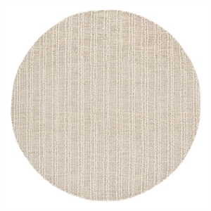 Safavieh Metro 6'-0&quot x 6'-0&quot Wool and Cotton Hand Tufted Rug in Beige / Ivory