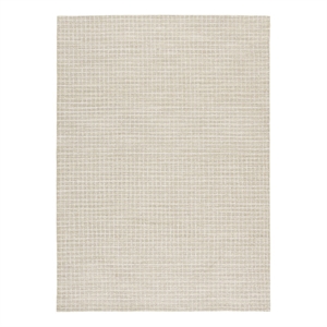 Safavieh Metro 4'-0&quot x 6'-0&quot Wool and Cotton Hand Tufted Rug in Beige / Ivory